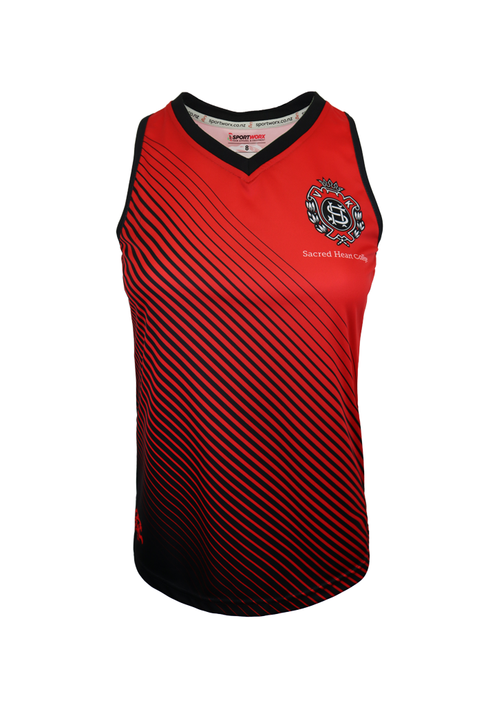 Sacred Heart Sublimated Rowing Singlet Sacred Heart College Lower Hutt